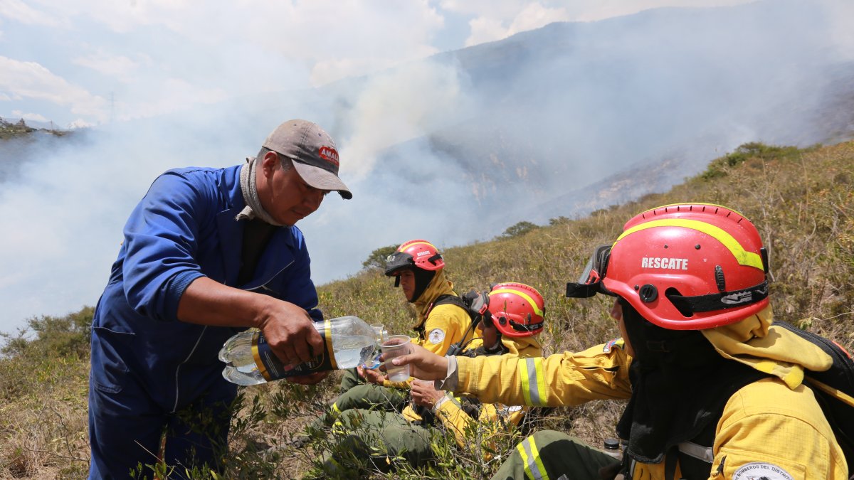 Se formó un cerco de seguridad alrededor del oleoducto de crudos pesados que cruzan en la zona.