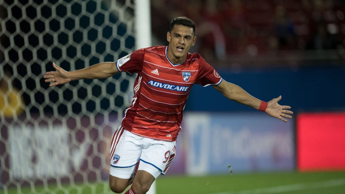 Cristian Colman con la camiseta del FC. Dallas, su último club.