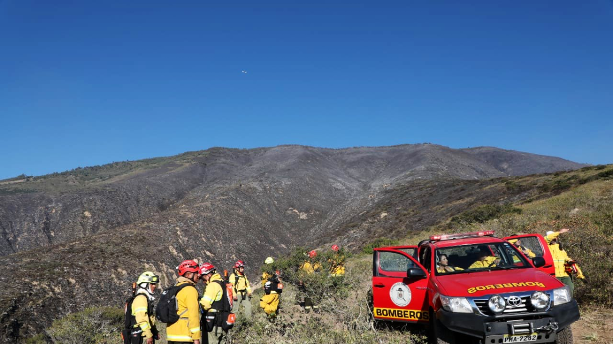 La mañana de este viernes se pudo evidenciar los daños en el cerro.