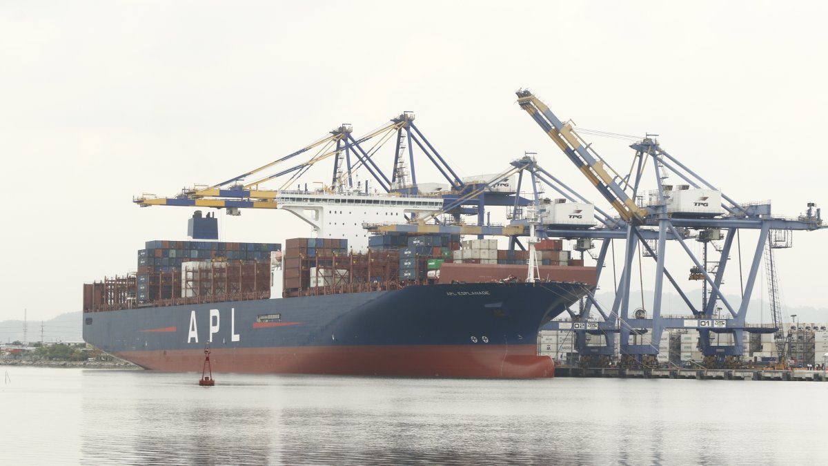 El buque fue traído por la empresa CMA-CGM