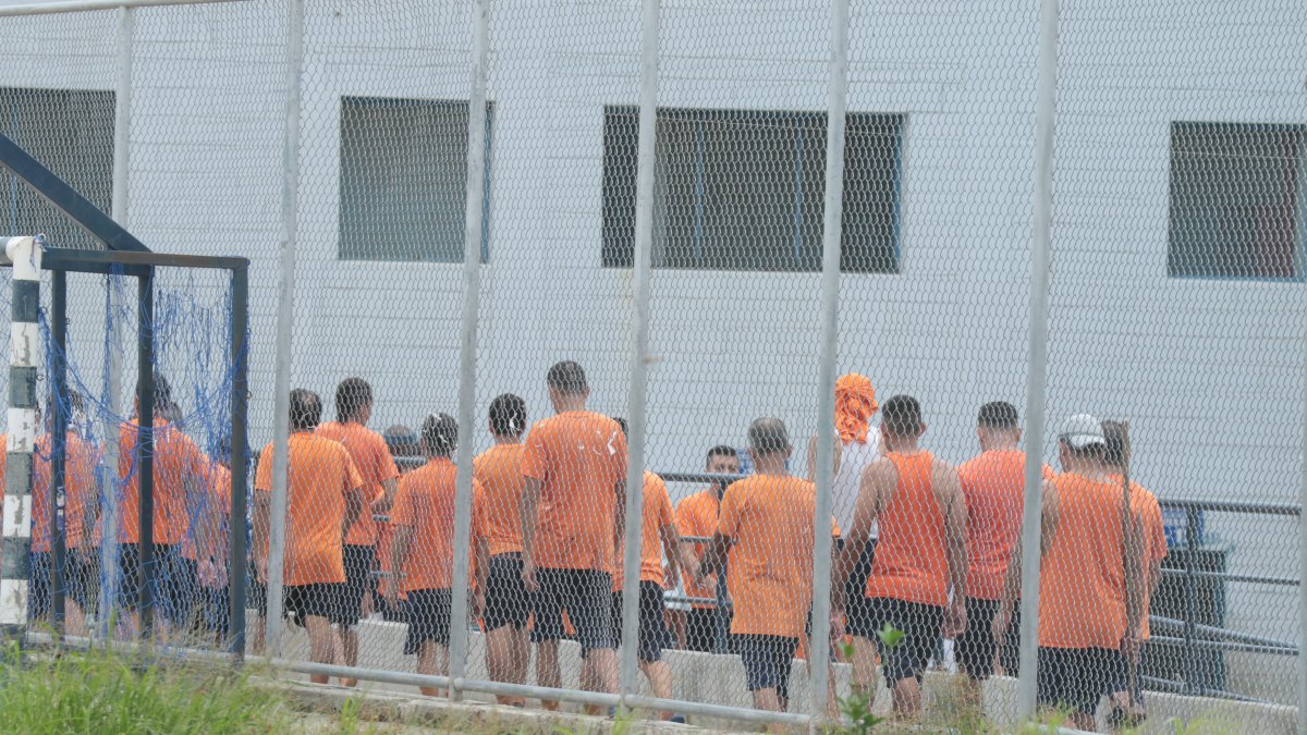 Personas privadas de la libertad en la Penitenciaría de Guayaquil.