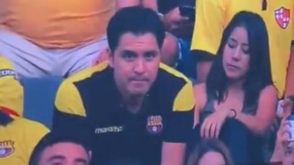 La escena que ha dado la vuelta al mundo.