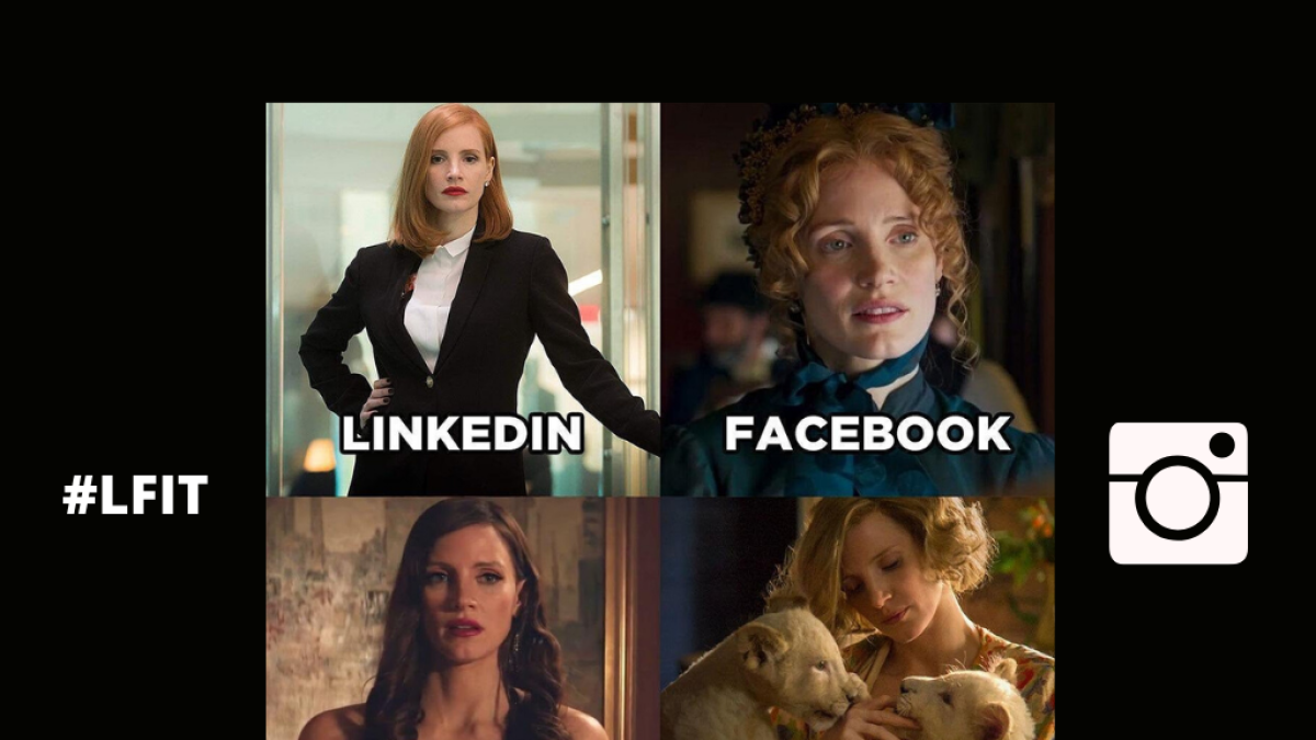 El challenge Linkedin, Facebook, Instagram, Tinder o LFIT challenge es popular entre las celebridades.