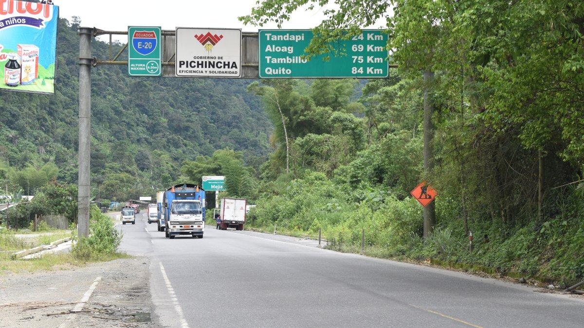 La intervención del tramo Unión del Toachi-Santo Domingo se encuentra suspendida por los líos.