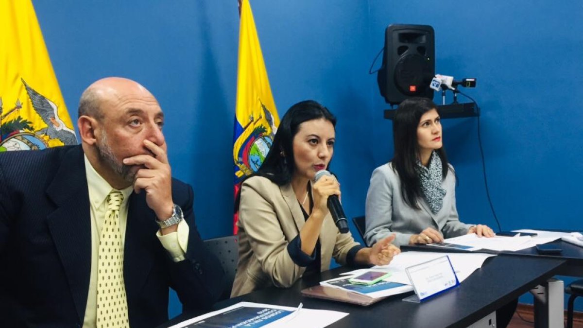 Silvana Vallejo, directora del Sercop, presentó los resultados de 2019.