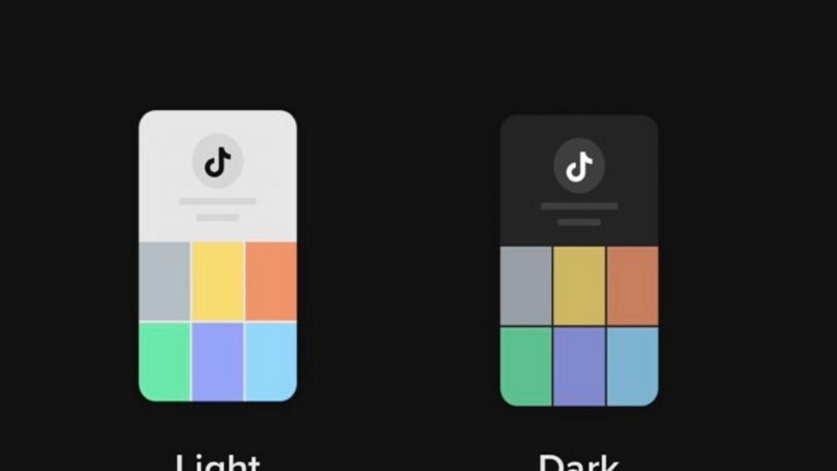 El modo oscuro de TikTok buscará coincidir con la configuración de cada dispositivo.