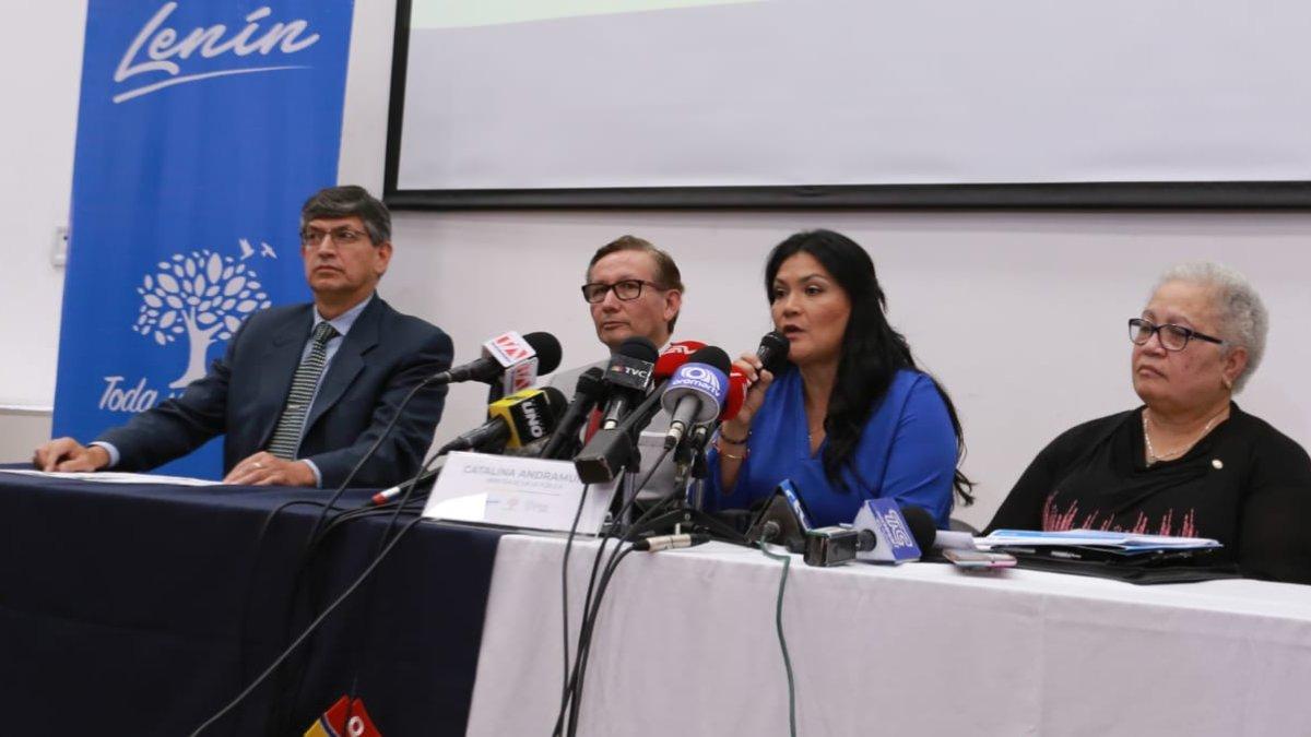 En rueda de prensa, las autoridades de Salud aseguraron este miércoles 29 de enero de 2020, en Quito, que están activados los protocolos de seguridad sanitaria.