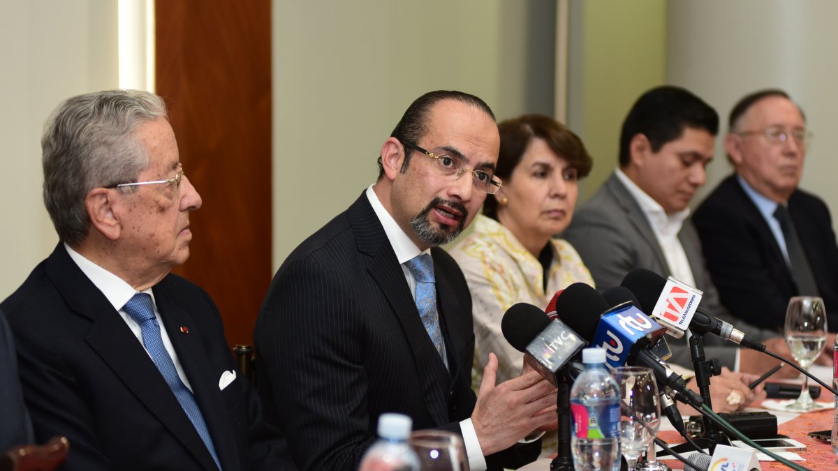 José Ayala Lasso, Pablo Dávila, Rosalia Arteaga, Darwin Seraquive y Hernán Pérez Loose son parte del Comité.