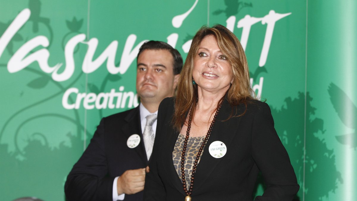 Ivonne Baki cuando formó parte de la iniciativa Yasuni ITT en 2010 durante la presidencia de Rafael Correa.