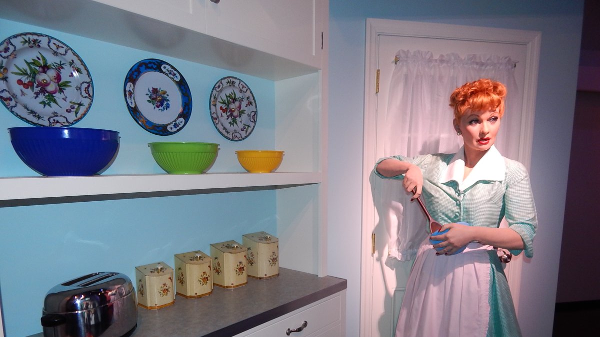 Un homenaje a Lucille Ball, una de las leyendas de la televisión americana.