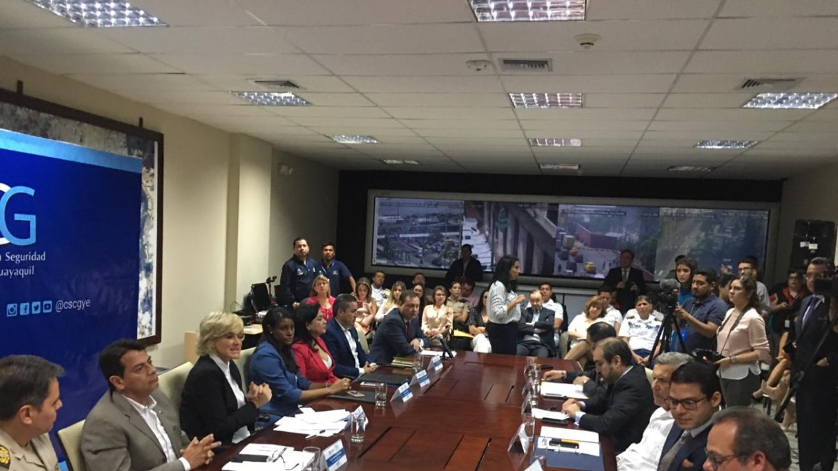 Autoridades locales y nacionales se reunieron ayer para hacer la rendición de cuentas del Plan Más Seguridad.