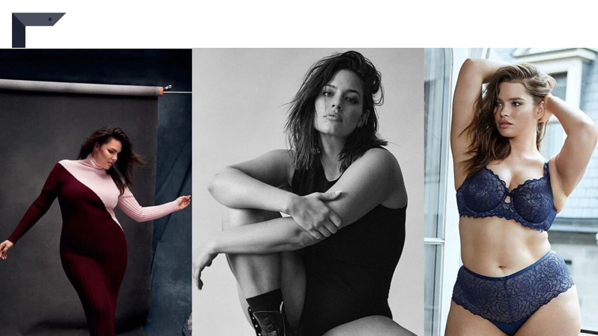 Modelos 'plus size.'