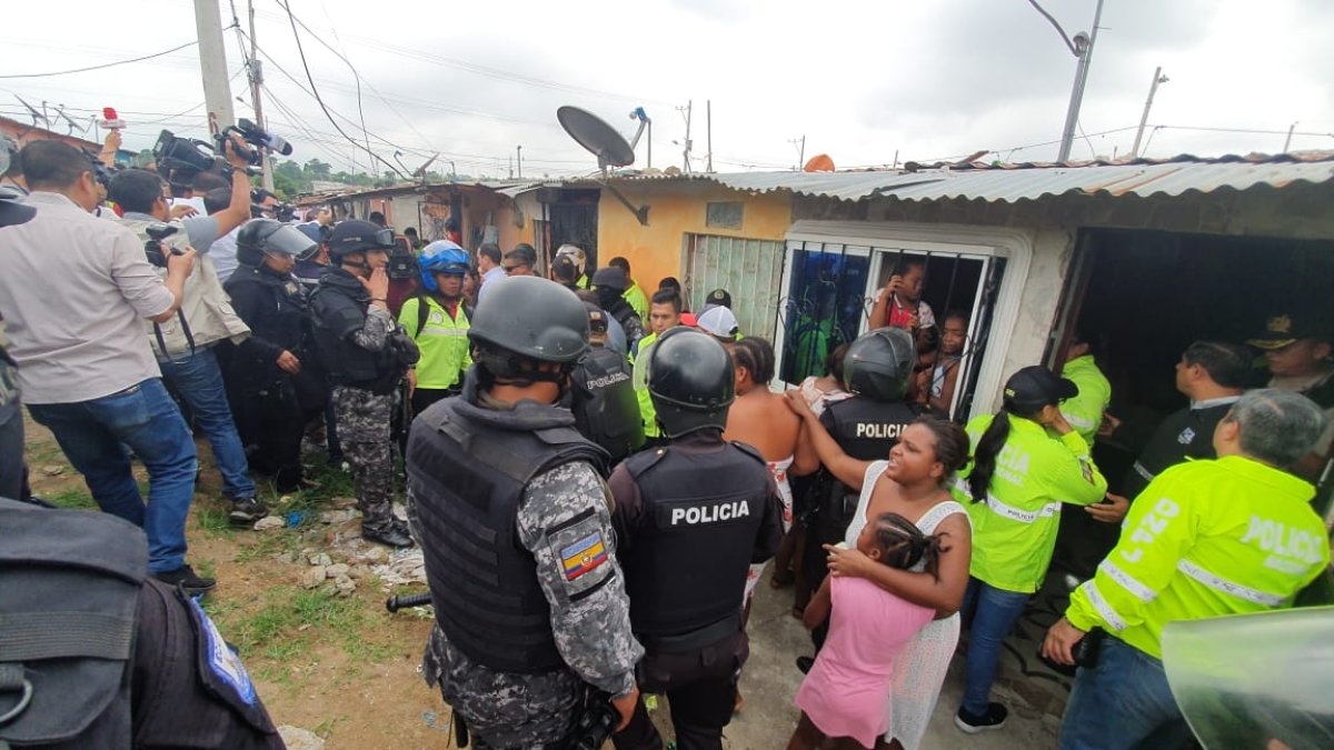 El operativo. Se realizó la mañana de este 12 de febrero.