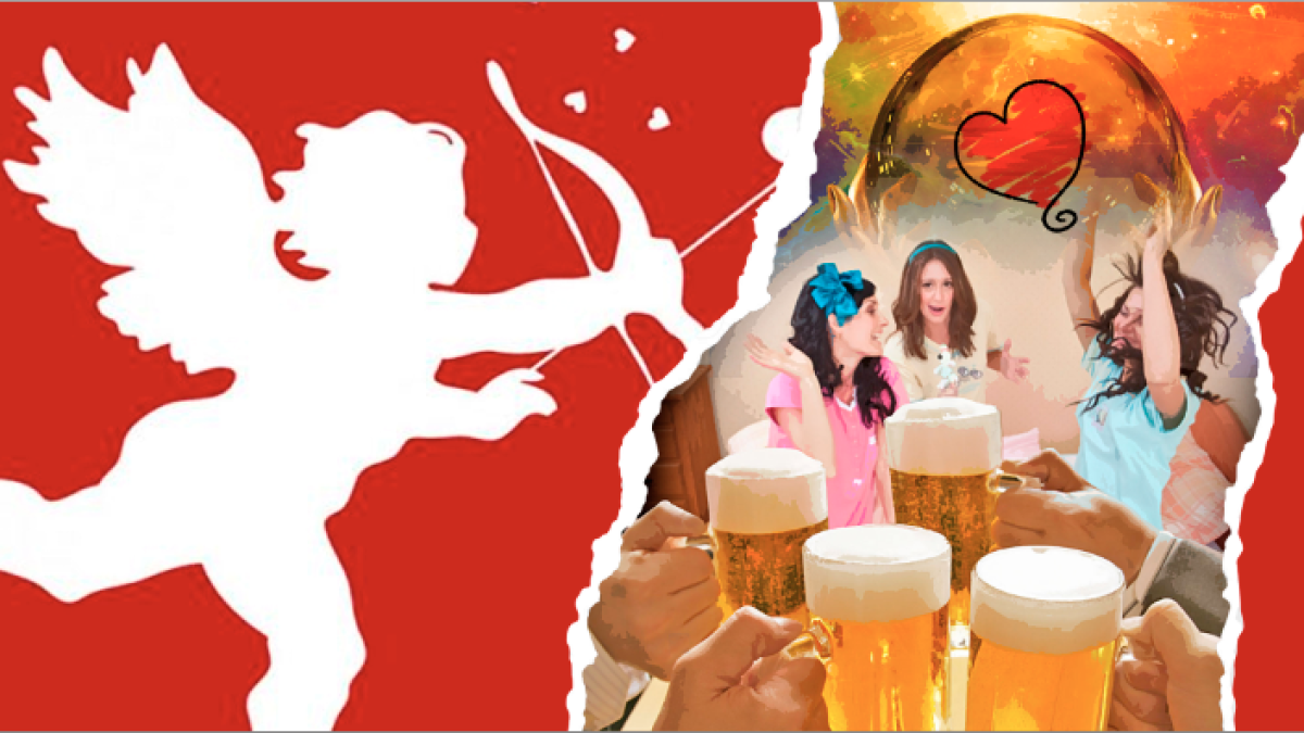 Los solteros también se deciden a disfrutar la fiesta.