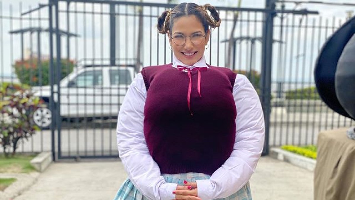 Alejandra Jaramillo se caracterizó como Mi gorda bella