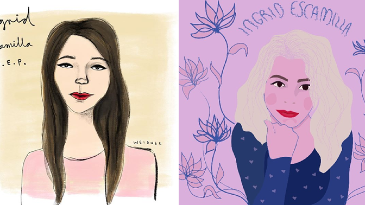 Viñetas de las ilustradoras @sofiaweidner y @paulinapaulipau. Bajo la etiqueta #ingridescamillachallenge, varios homenajes gráficos han sido difundidos en redes sociales.