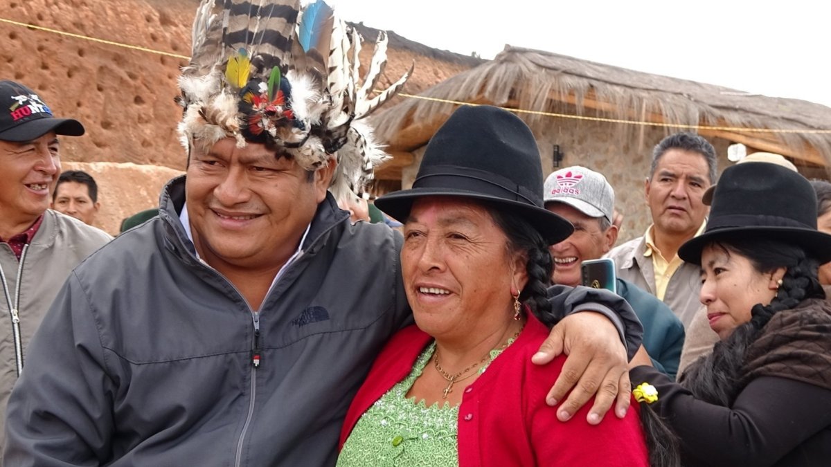 El presidente de la Conaie participó el pasado 17 de febrero del Parlamento de los Pueblos en Nabón, provincia de Azuay.