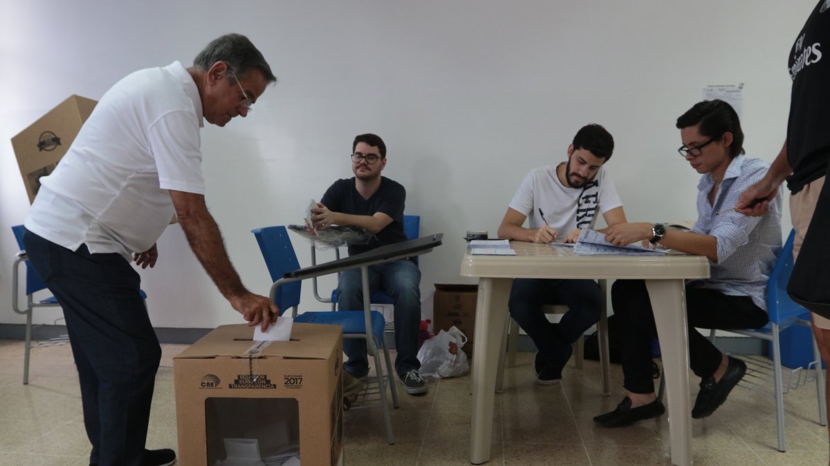 Referencial. Jornada de sufragio para la elección presidencial de 2017.