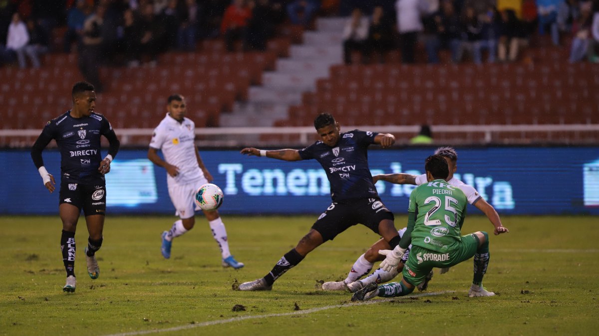 Independiente del Valle derrotó a Liga de Quito en el estadio de Ponciano, la noche del sábado 22 de febrero de 2020.