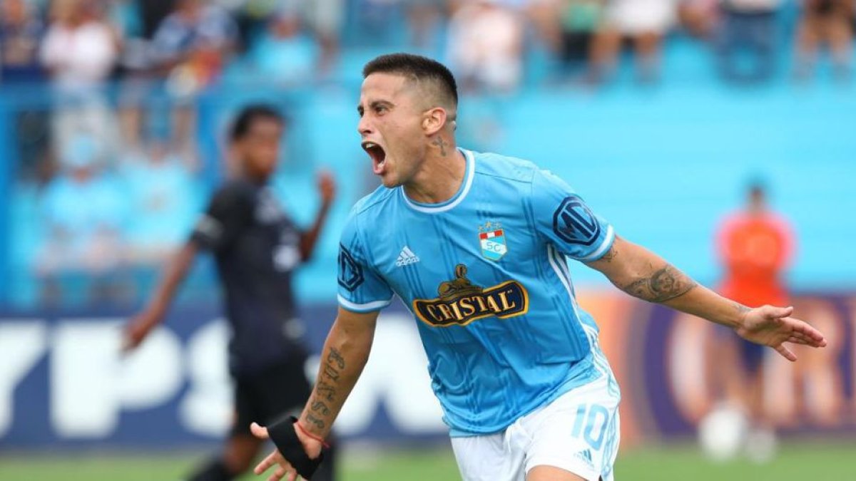 Defendiendo a Sporting Cristial, Cristian Ortiz jugó la fase dos de la Copa Libertadores ante Barcelona