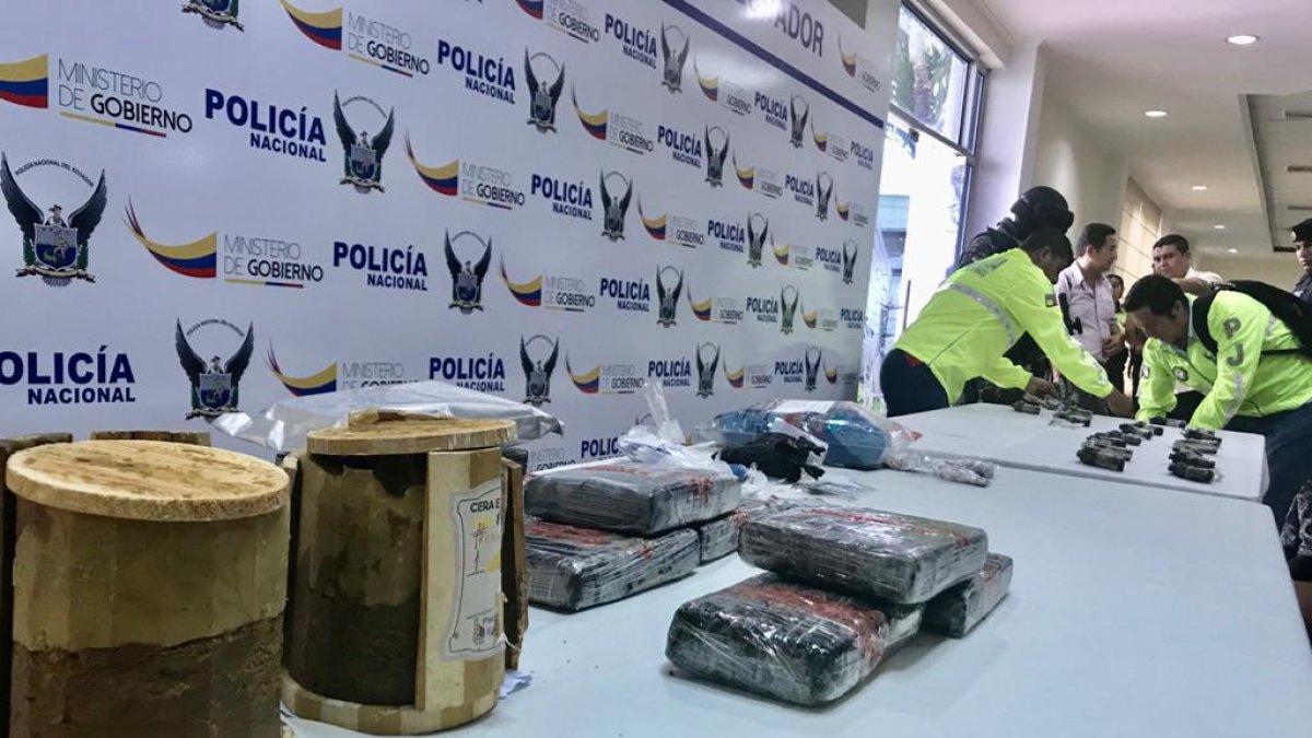 Decomiso de droga en el feriado de carnaval.