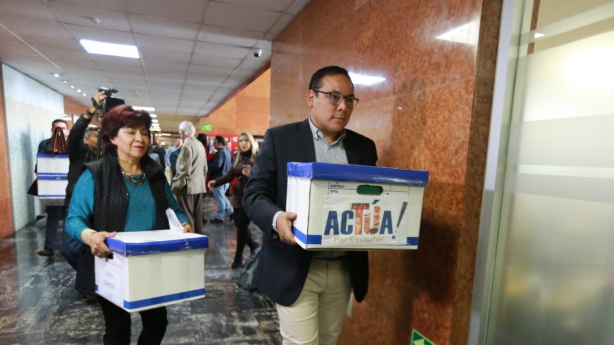El Comité conformó la plataforma ciudadana Actúa par recoger las firmas a nivel nacional.