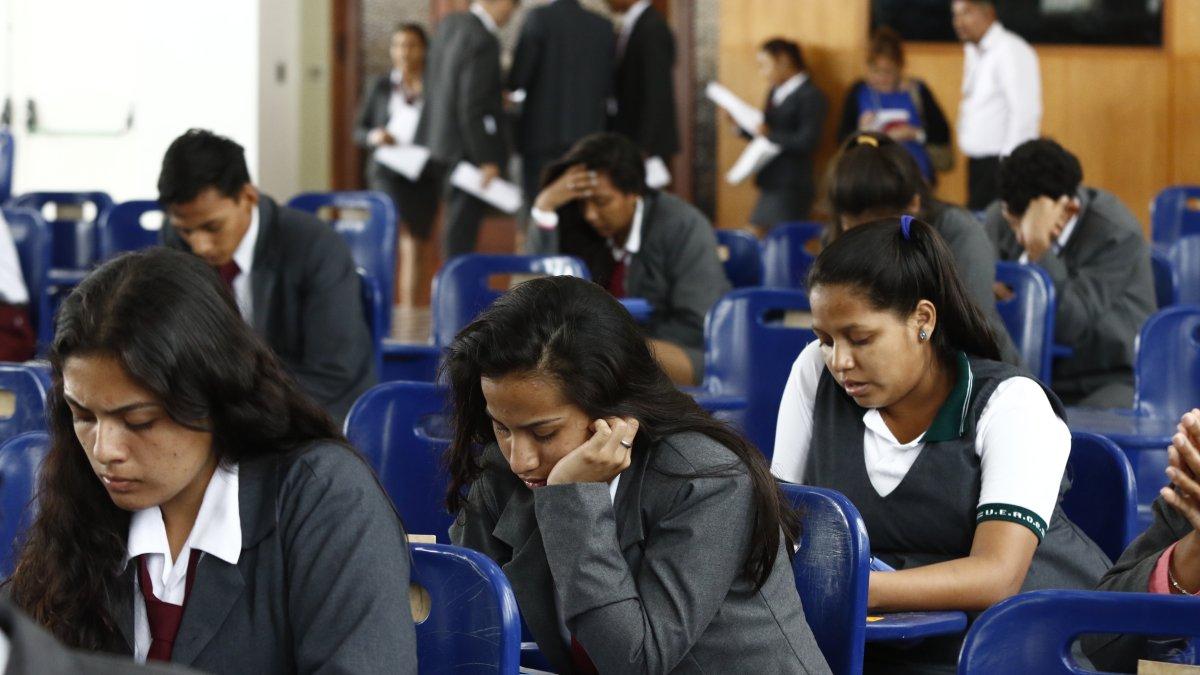 Algunos alumnos del ciclo Costa tuvieron que repetir la prueba Ser Bachiller.