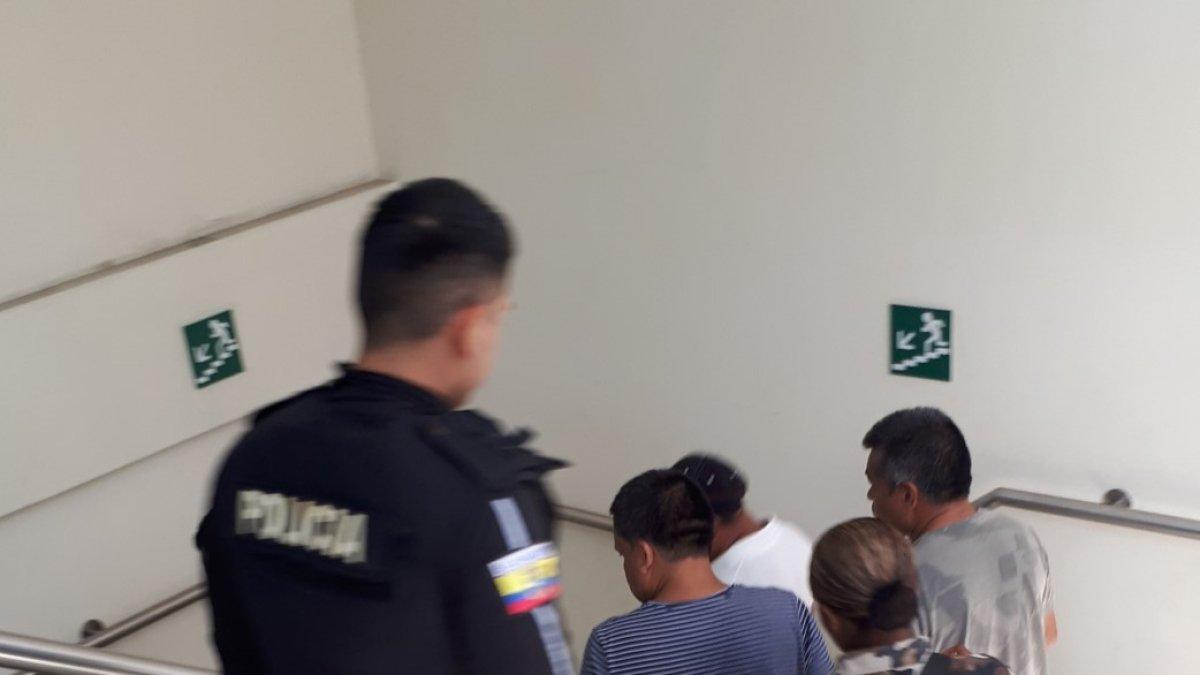 Luis Loyo, exfuncionario del CNE (d) y otros 3 detenidos fueron los primeros en acogerse al abreviado.