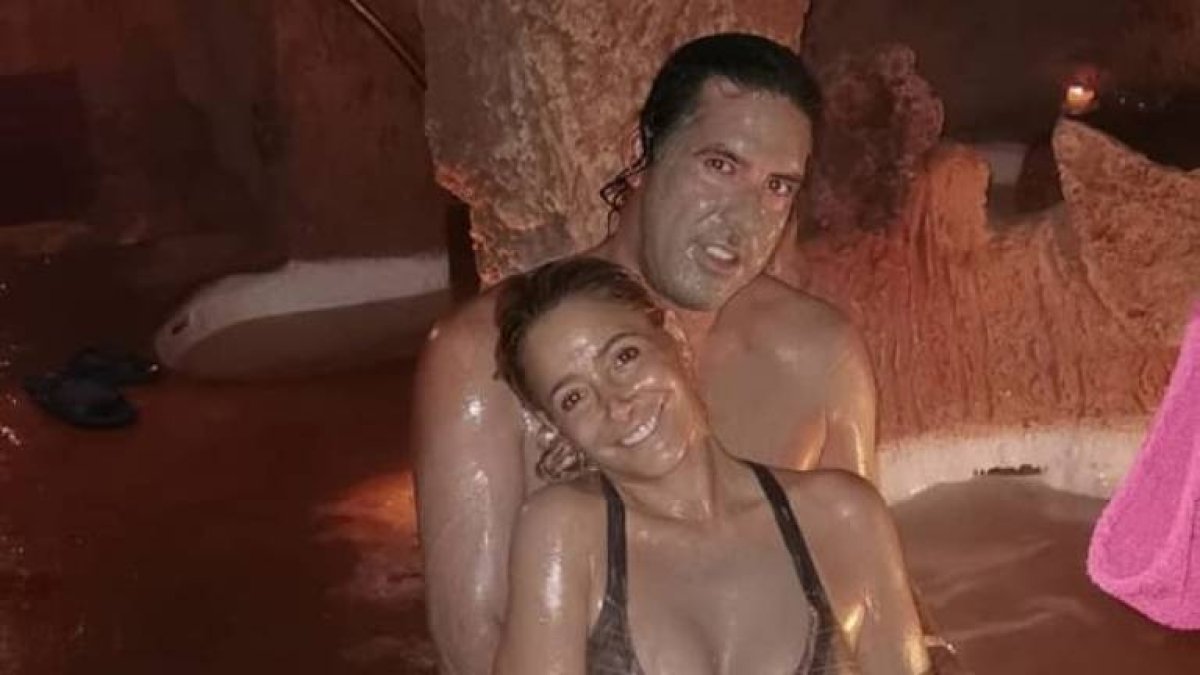 Marián y su nuevo  galán, Juan Carlos Ullauri.