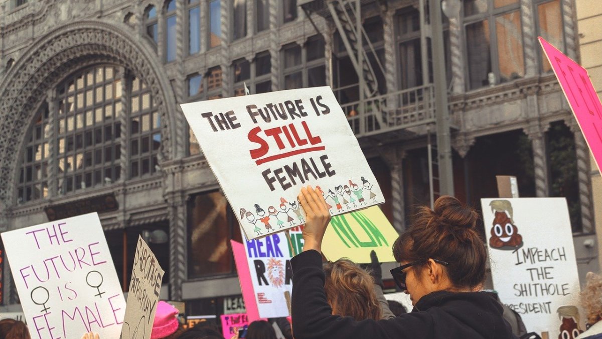Referencial. La marcha feminista se llevará a cabo este domingo, a partir de las 14:00.