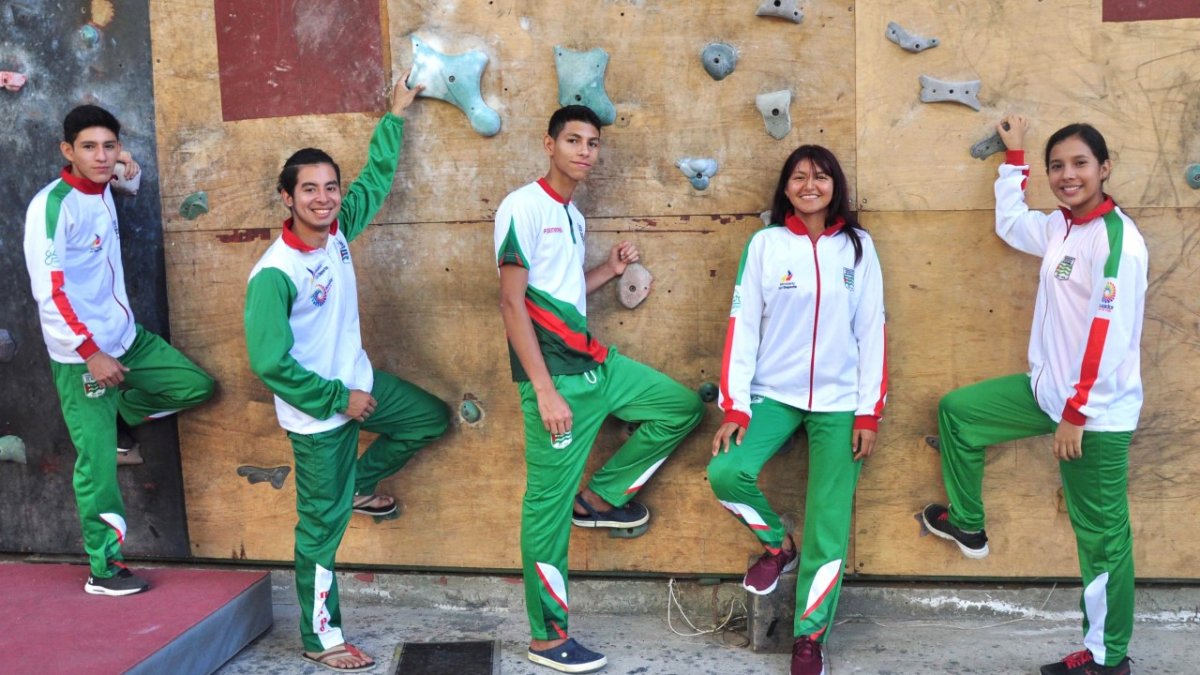 Los cinco deportistas que representaran a Manabi en el campeonato nacional de escalada
