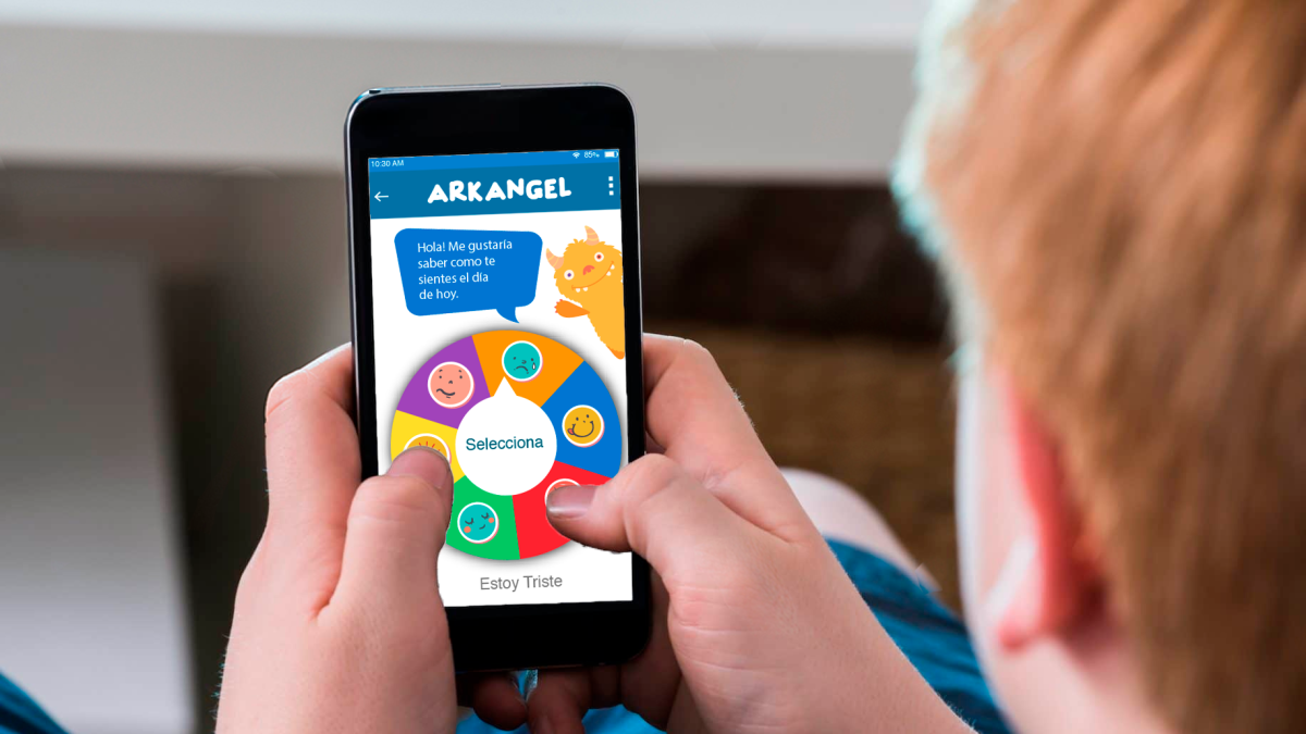 La aplicación fue creada con ayuda de especialistas en salud mental