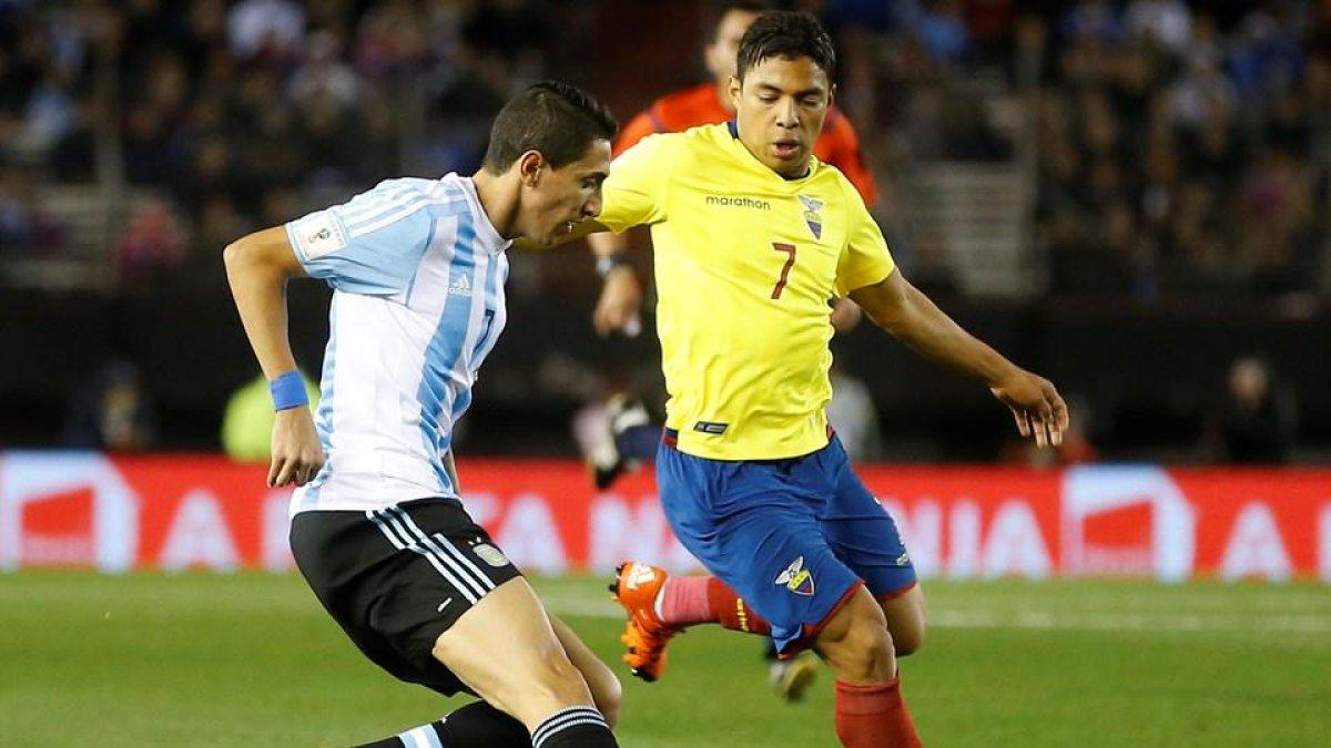 Imagen referemncial. Un duelo entre Argentina y Ecuador.