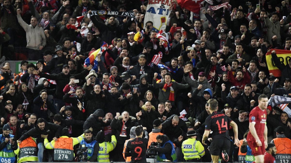 El encuentro entre Liverpool y Atlético de Madrid fue el último partido que se disputó de los torneos UEFA.