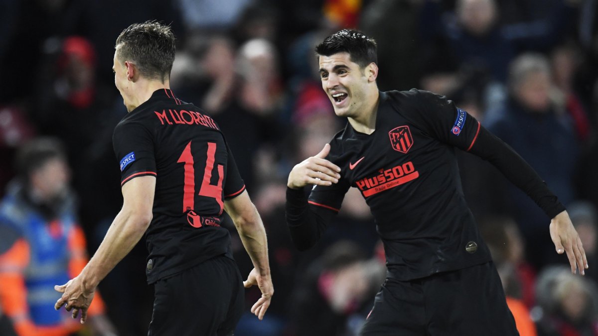 Morata (d) es una de las figuras del Atloético de Madrid durante esta temporada.