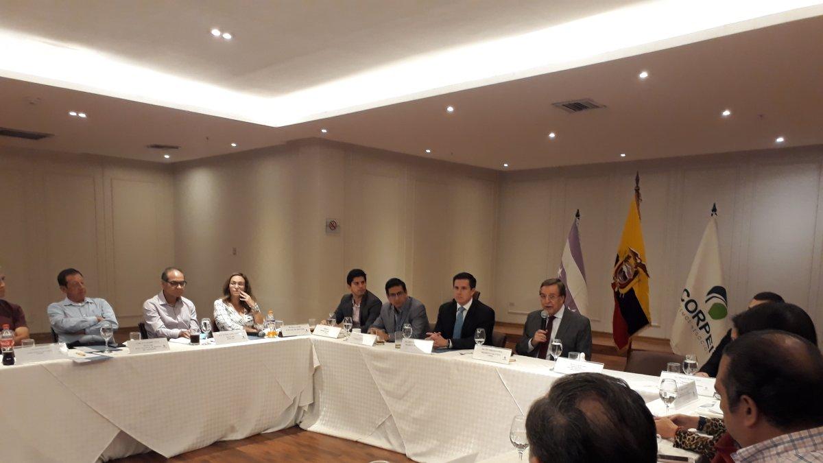 Los directivos de Corpei analizaron la situación del sector privado, en términos de competitividad.