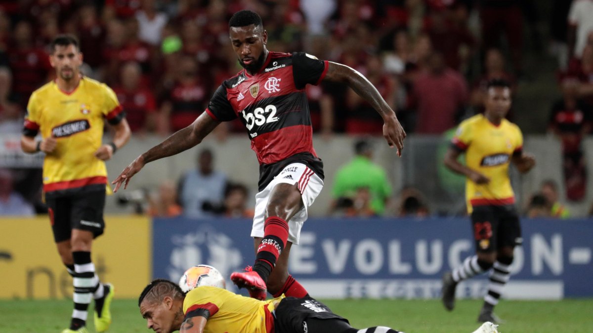 Barcelona la está pasando mal en la fase de grupos de la Copa Libertadores. La noche del miércoles 11 demarzo fue goleado en Brasil.