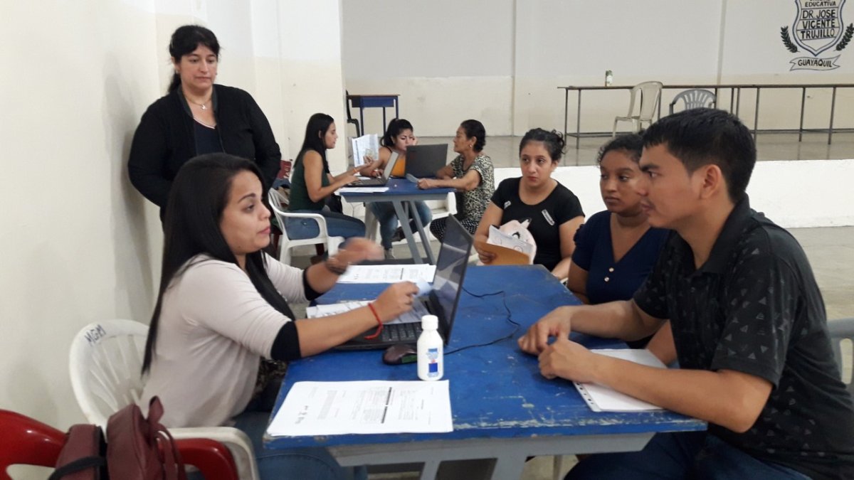 El colegio José Vicente Trujillo es una de las sedes de atención.