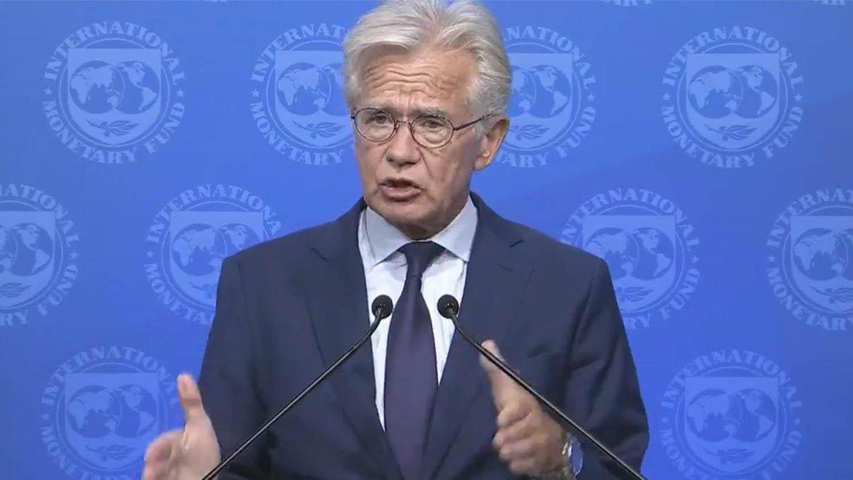 Ayer, Gerry Rice dio una rueda de prensa virtual para hablar sobre la situación económica mundial.