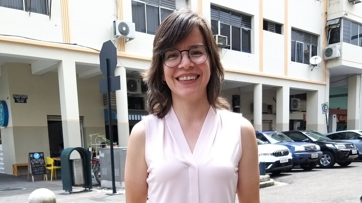 Gina Galeano, presidenta de la Mesa de la Movilidad.