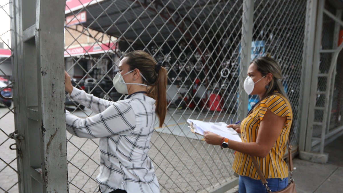 Clausura. Los controles se extendieron en distintos sectores de la ciudad.