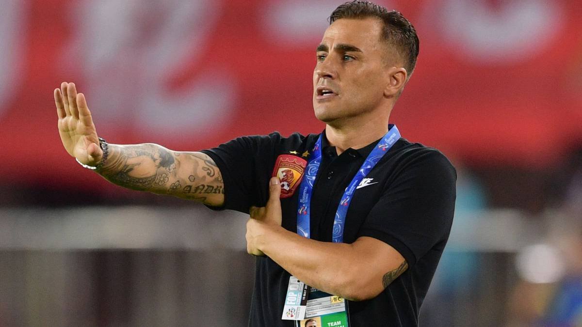 El técnico italiano, Fabio Cannavaro, habló de su experiencia en China, donde dirige.