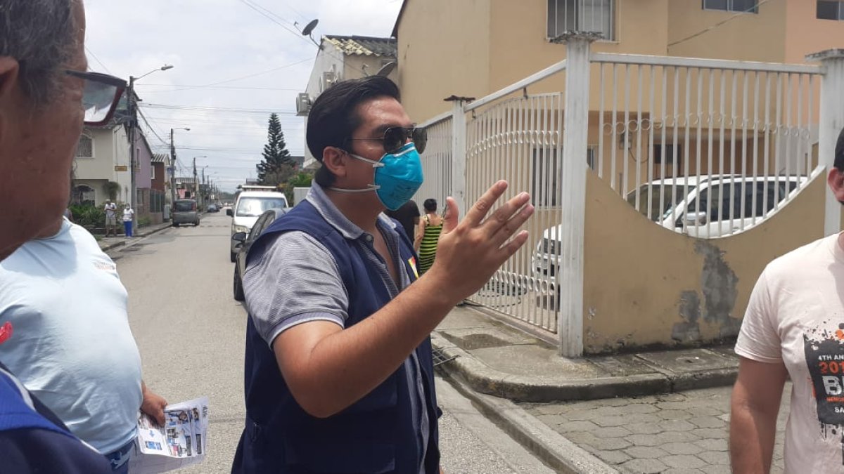 Un momento reportado esta tarde, en Villa España.