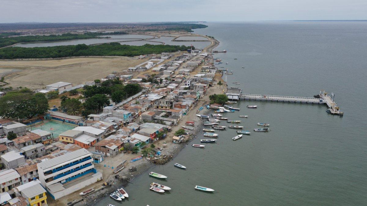 Una vista panorámica de la isla Puná, donde se recrudecieron las medidas de protección.