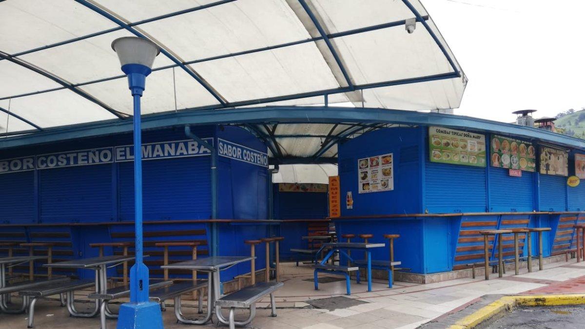 El comercio minorista de Quito lleva varios días sin actividad.