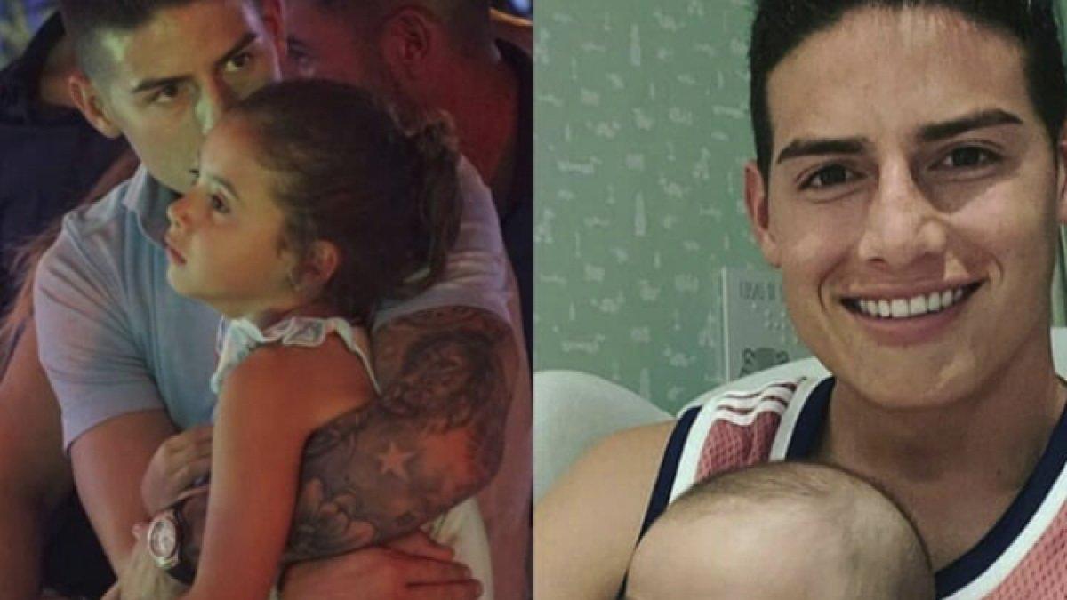 El club de fans del futbolista difundió varias de sus imágenes con su familia.