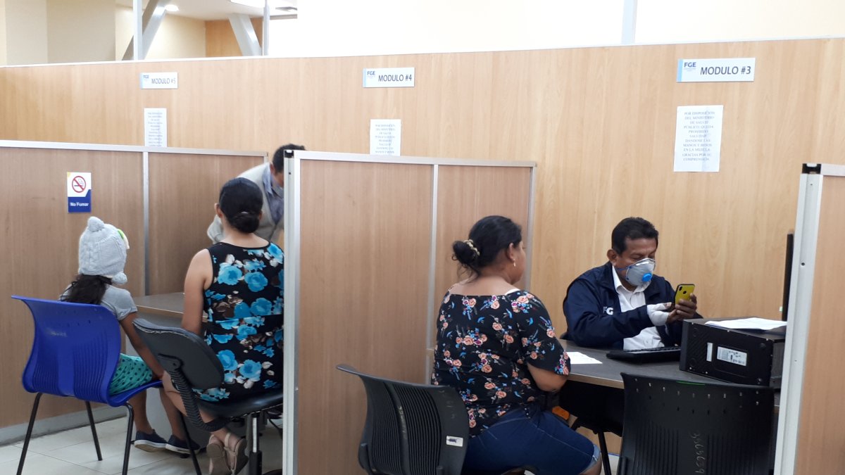 Desde el pasado lunes, las diligencias en Flagrancia de Guayaquil han disminuido debido a la emergencia sanitaria.