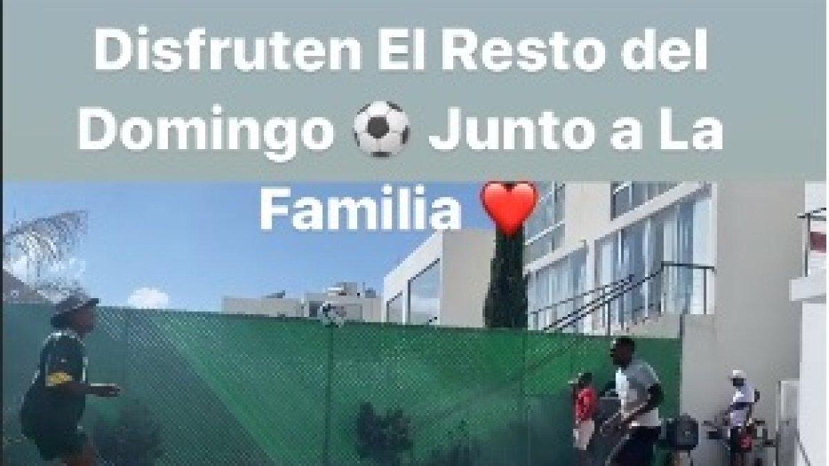 Renato Ibarra disfruta de la libertad compartiendo con su familia