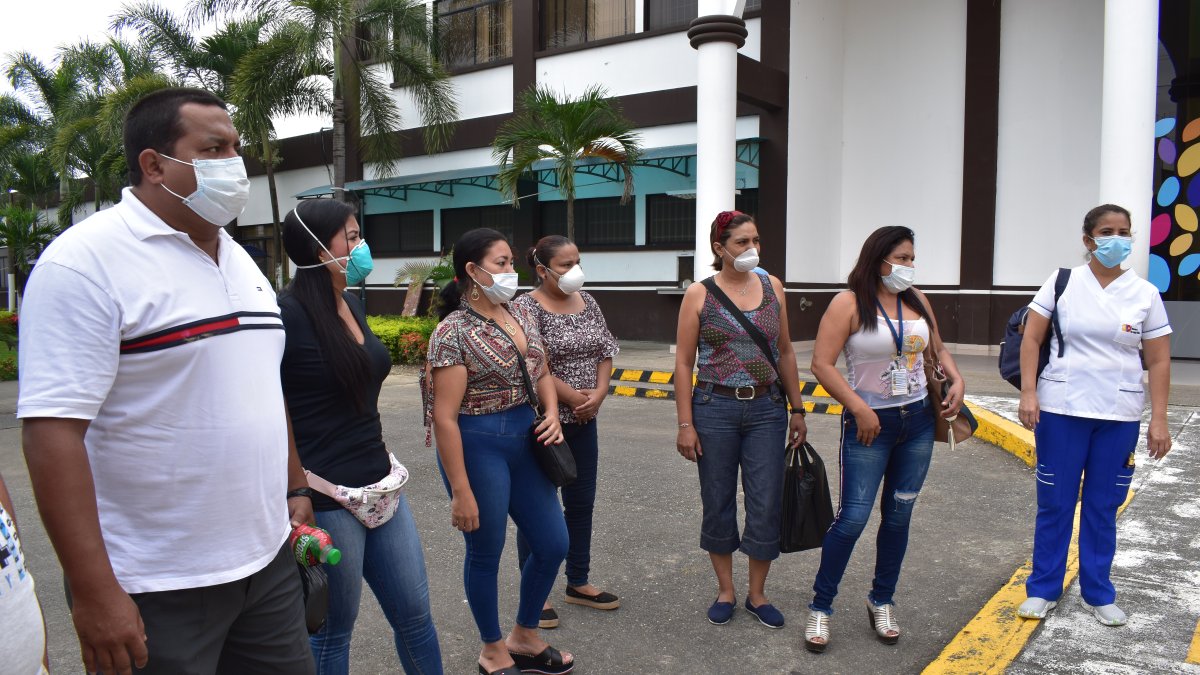 Queja. Personal médico exige que les entreguen implementos de protección para atender a los pacientes.