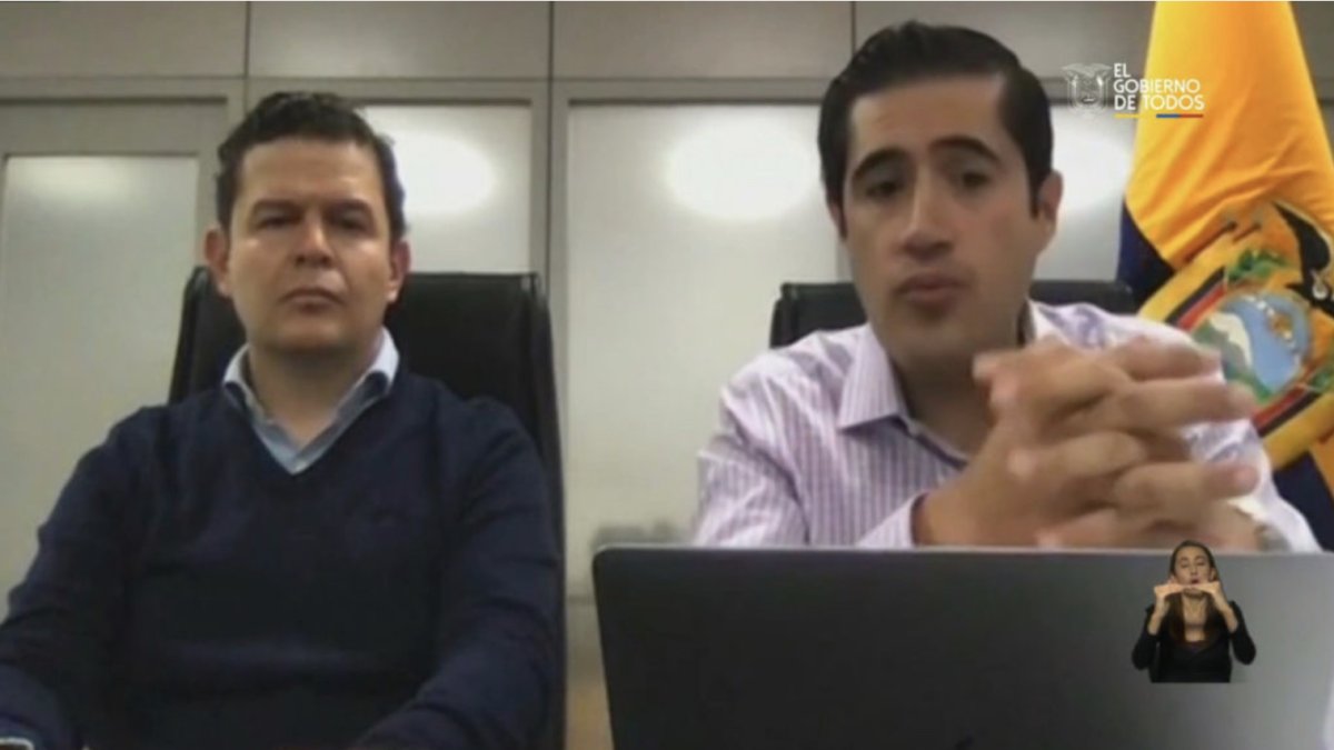 El ministro de Finanzas, Richard Martínez, dio una rueda de prensa virtual para detallar las decisiones económicas.